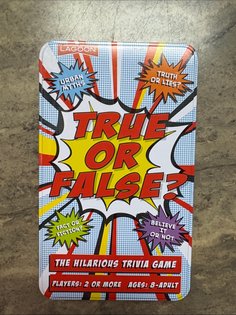 True or False? Trivia Game - Red, Yellow, White